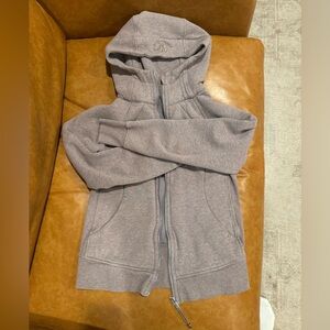 Lululemon Women’s scuba hoodie. Soft purple color